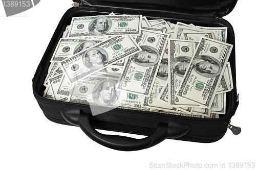 Image of case with money