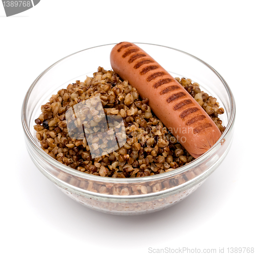Image of Buckwheat and grill sausage