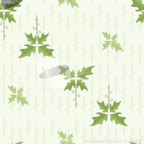 Image of vector seamless floral pattern. wallpaper