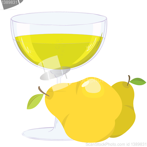 Image of cup with pear lemonade