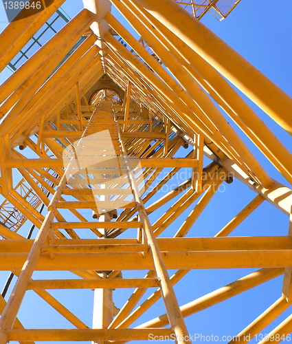 Image of Tower cranes.
