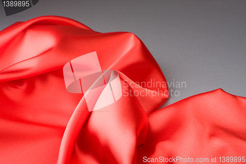 Image of Red fabric