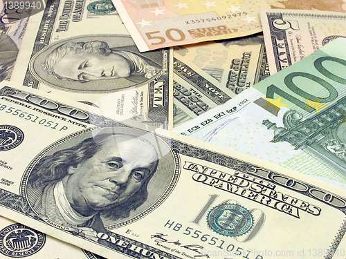 Image of cash background