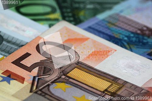 Image of euro banknotes