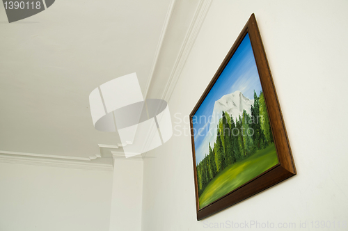 Image of Oil painting on wall