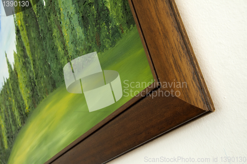 Image of Oil painting close up