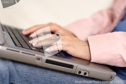 Image of Working woman