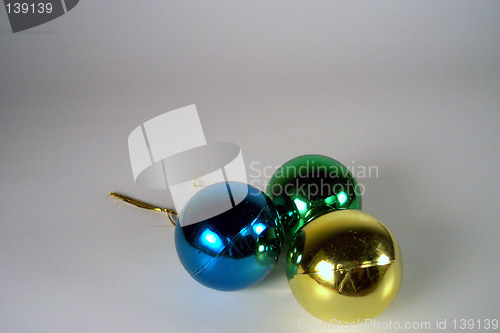 Image of three xmas globes