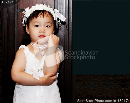 Image of Cute Asian toddler