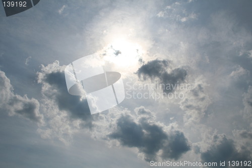 Image of Sun and clouds