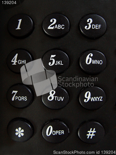 Image of black telephone