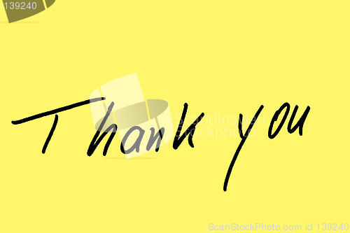 Image of Thank you