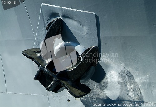 Image of Anchor of navy ship