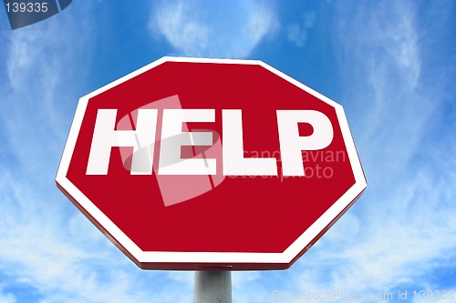 Image of help sign