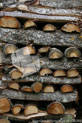 Image of Stack of firewood