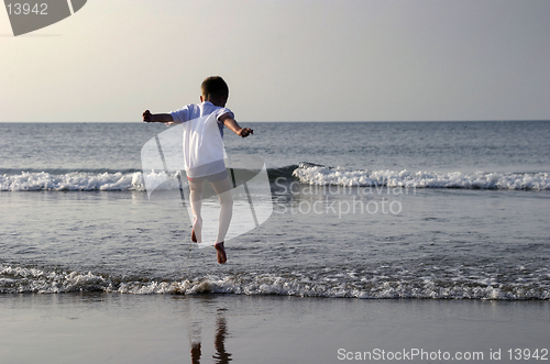 Image of Playing in the Sea