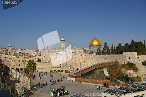 Image of jerusalem old city - dome of the rock