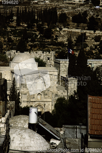 Image of Jerusalem street travel on holy land
