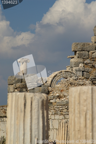 Image of ancient ruins in Ephesus