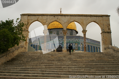 Image of jerusalem old city - dome of the rock
