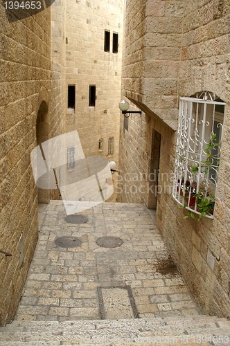 Image of A street in the old city jerusalem