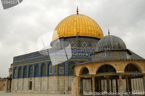 Image of jerusalem old city - dome of the rock