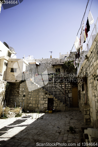 Image of Jerusalem street travel on holy land