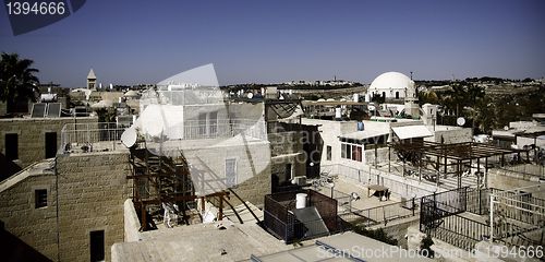 Image of Jerusalem street travel on holy land