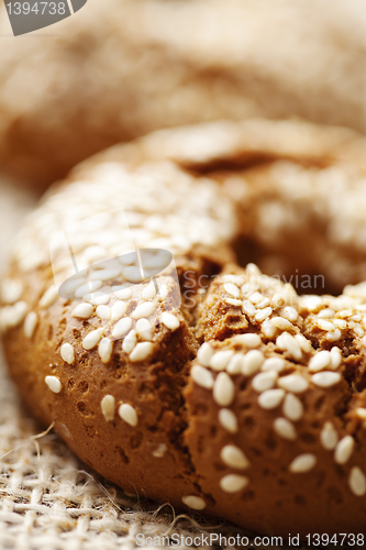 Image of fresh wholegrain bread