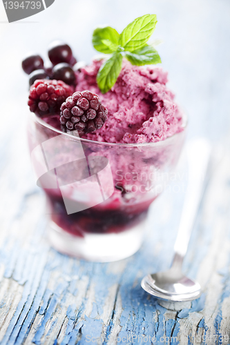 Image of berry dessert