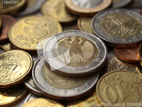 Image of Euro coins