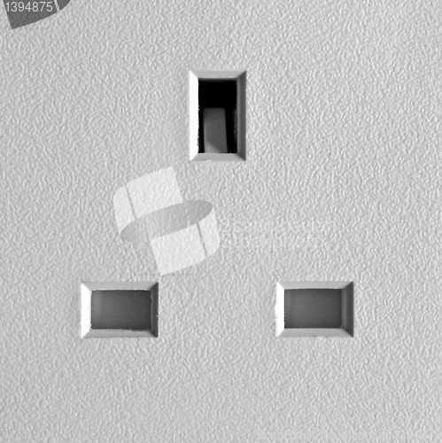 Image of British plug socket