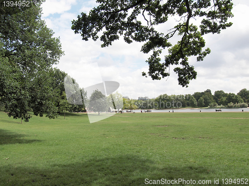 Image of Serpentine lake, London