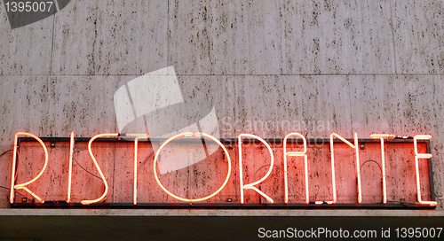 Image of Restaurant sign