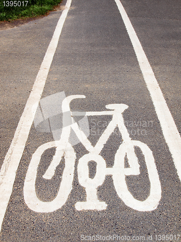 Image of Bike lane sign