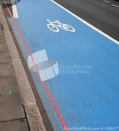 Image of Bike lane sign