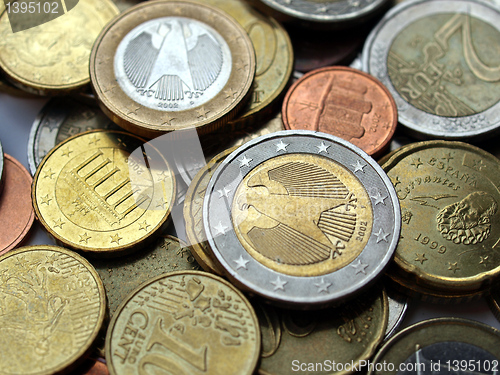 Image of Euro coins