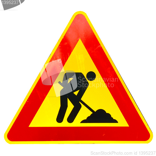 Image of Road work sign