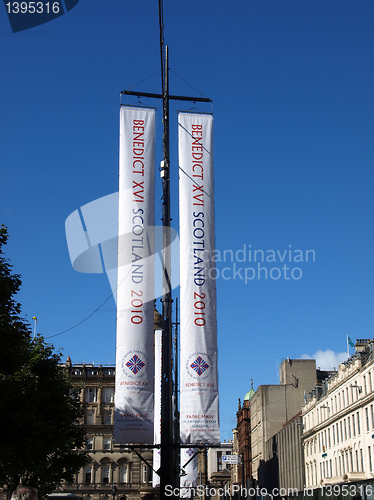Image of Pope banners