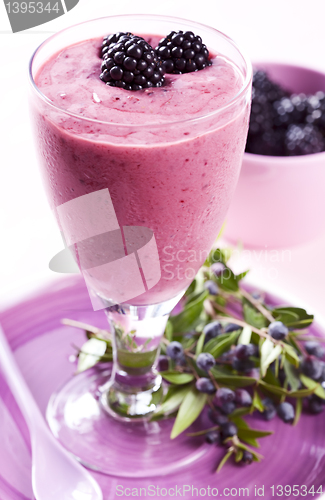 Image of blackberry smoothie