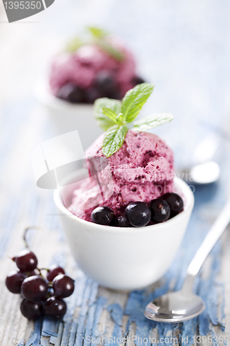 Image of blackcurrant dessert