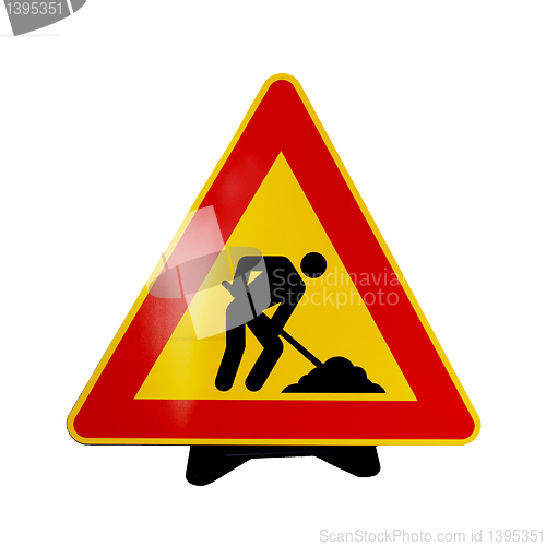 Image of Road work sign
