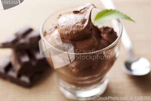 Image of chocolate mousse