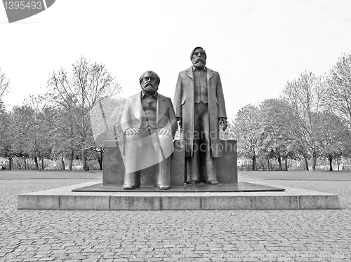 Image of Marx-Engels Forum statue