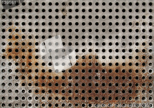 Image of A rusty grid