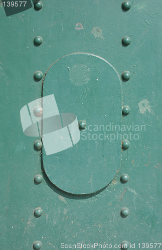 Image of Green rivets