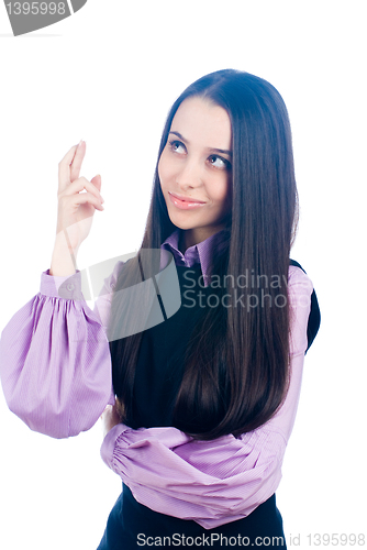 Image of Crossed fingers gesture