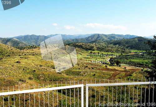 Image of View from a hill. Linou. Cyprus