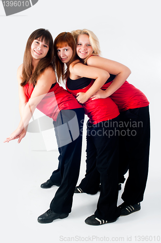 Image of Group of dancing girls