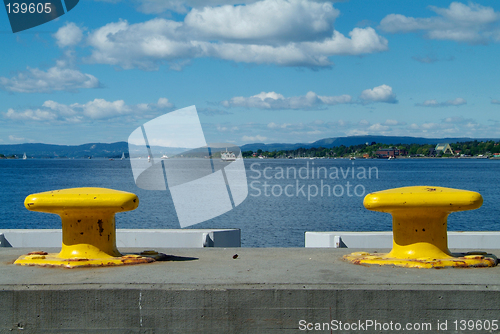 Image of Two yellow cleats